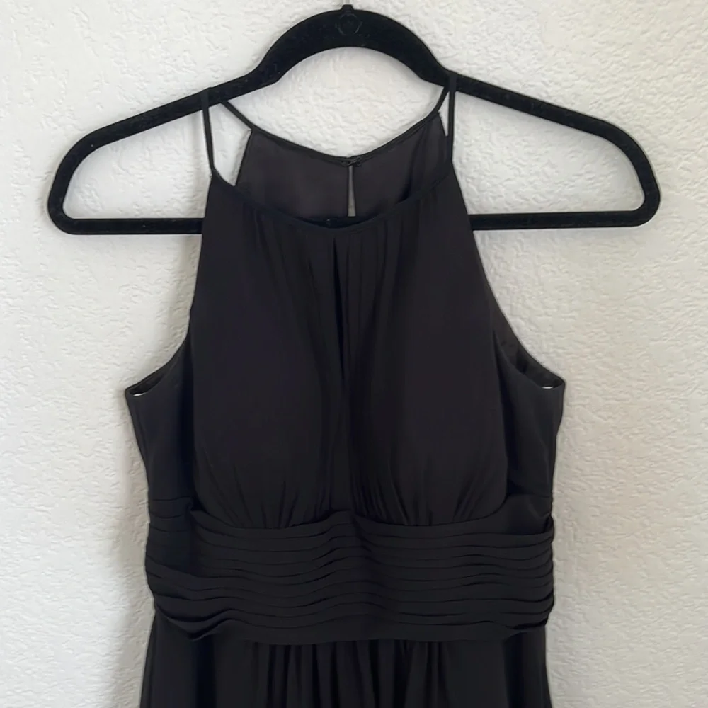 Azazie Bonnie - Size A8 - Black Chiffon - Picture 4 of 9